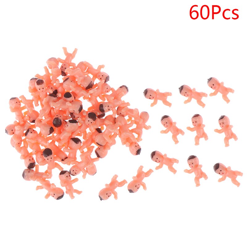 , 10/20/60 Uds., 1 pulgada, Mini juguetes de plástico para bebés: 60pcs