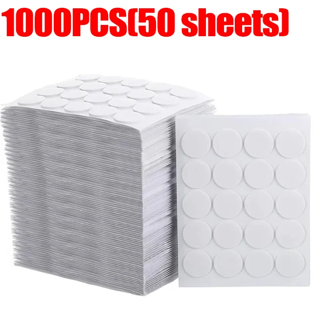 15 mm witte kaarsenlontstickers dubbelzijdig klevend voor doe-het-kaarsen maken Kit Materiaal Beweegbaar Vast punt Hittebestendigheid: Donker Kaki