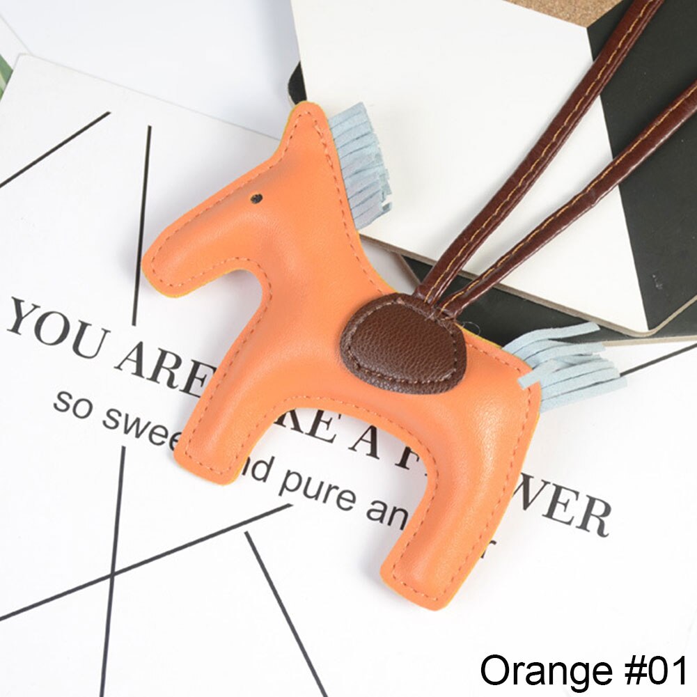 Stereo Cute Balloon Horse Keychain Key ring Cartoon Mobile Phone Bag Car Pendant Fun Keychain: 01