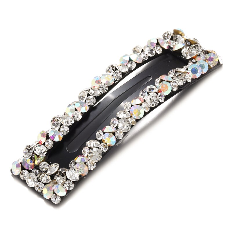 Meisjeshaarklauw geometrische imitatieparel haarspeld krab retro hartvormige kristallen haarspeldjes haaraccessoires voor vrouwen: F328k
