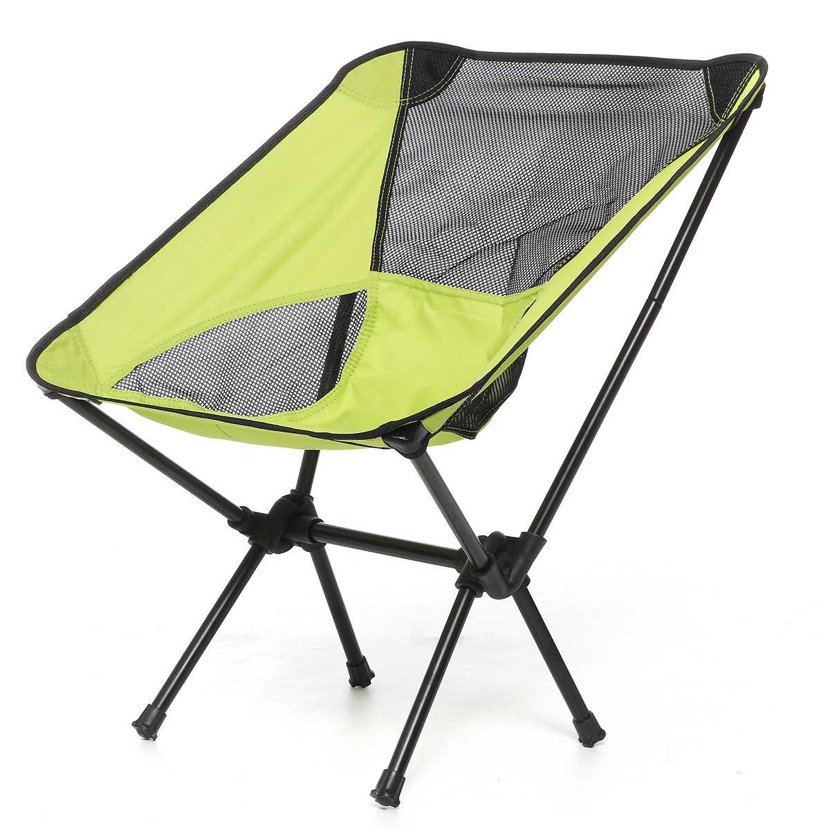 Ultralight Portable Detachable Chair Load 150kg Lightweight Chair Folding Seat Beach Picnic Fishing Camping BBQ Garden Hiking: Green