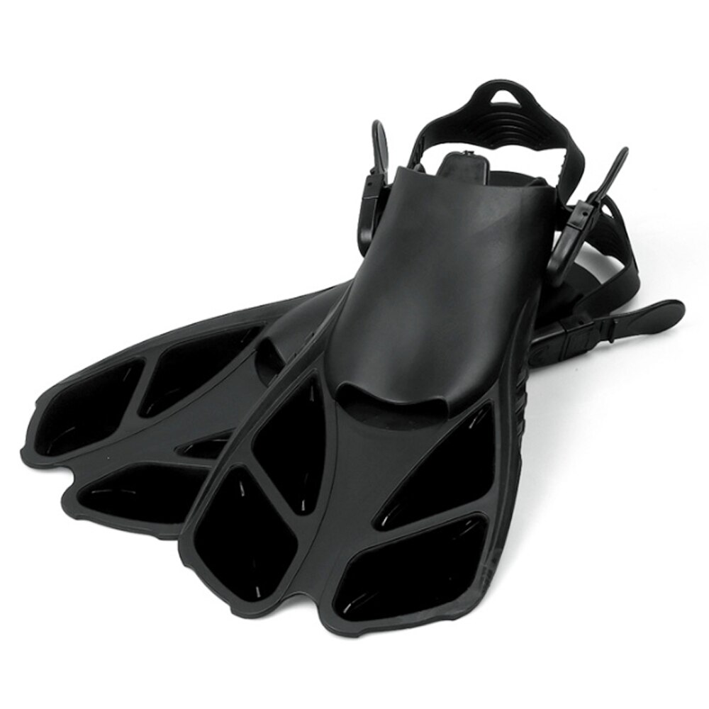 Aletas de natación ajustables Unisex, aletas para el pie, aletas de submarinismo para niños, equipo de natación para principiantes, aletas de buceo portátiles
