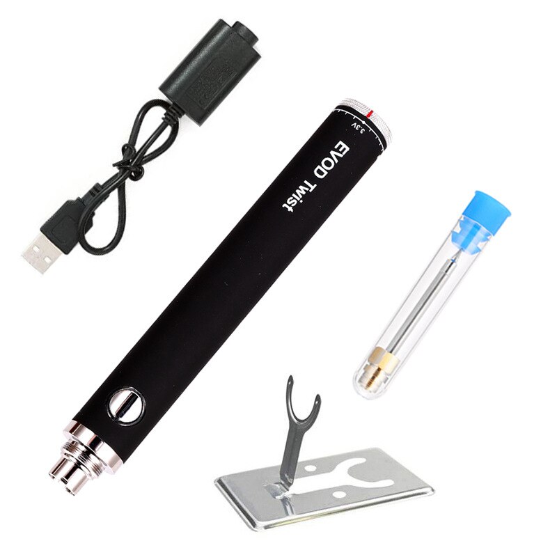 5V 8W Draadloze Opladen Lassen Tool Soldeerbout Mini Draagbare Batterij Soldeerbout Met Usb Lassen: BLACK