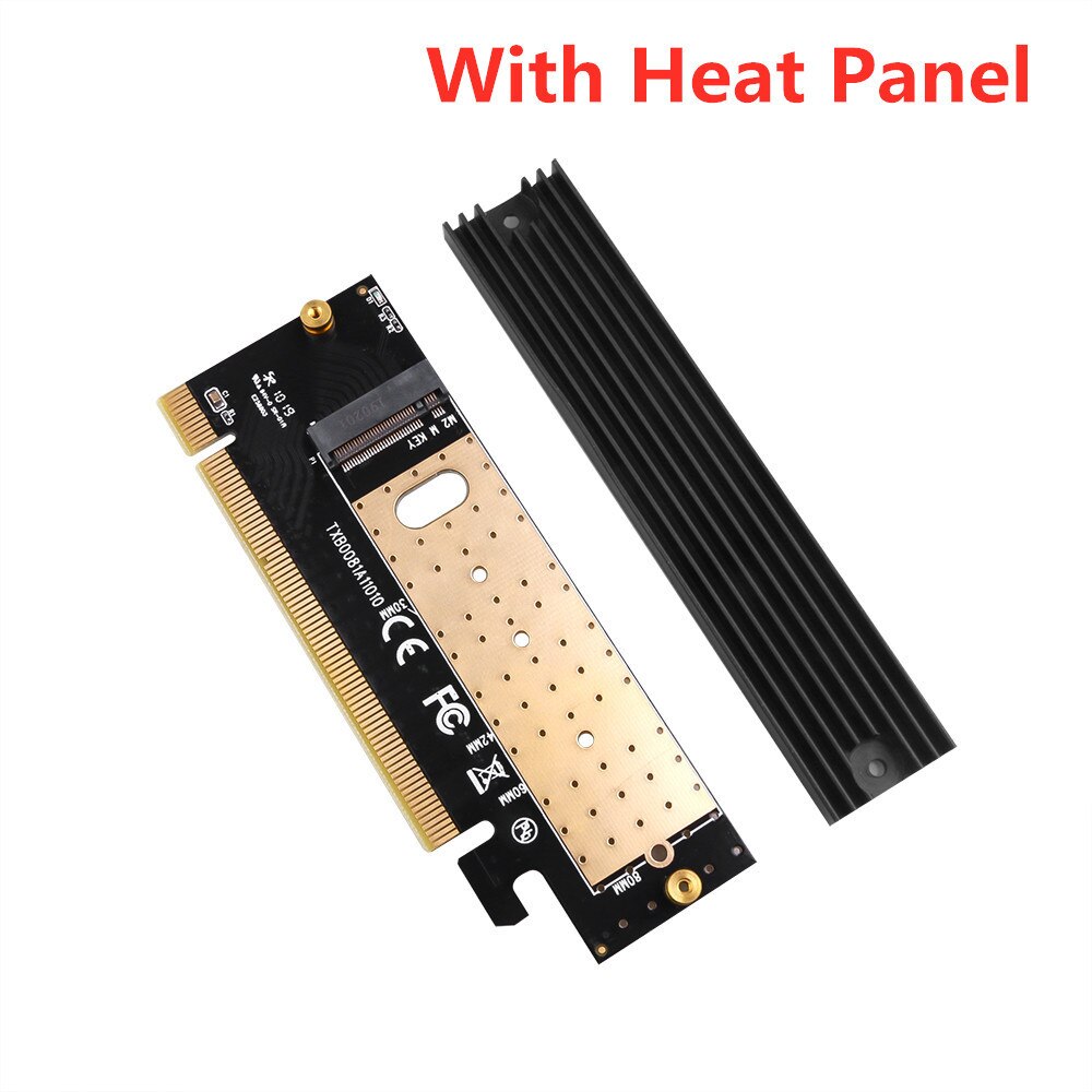 M.2 Naar Pcie X16 Adapter Kaart Pci-E Naar M. 2 Convert Adapter Nvme Ssd Adapter M2 M Sleutel Pci Express 3.0X4 2230-2280 Size: 02