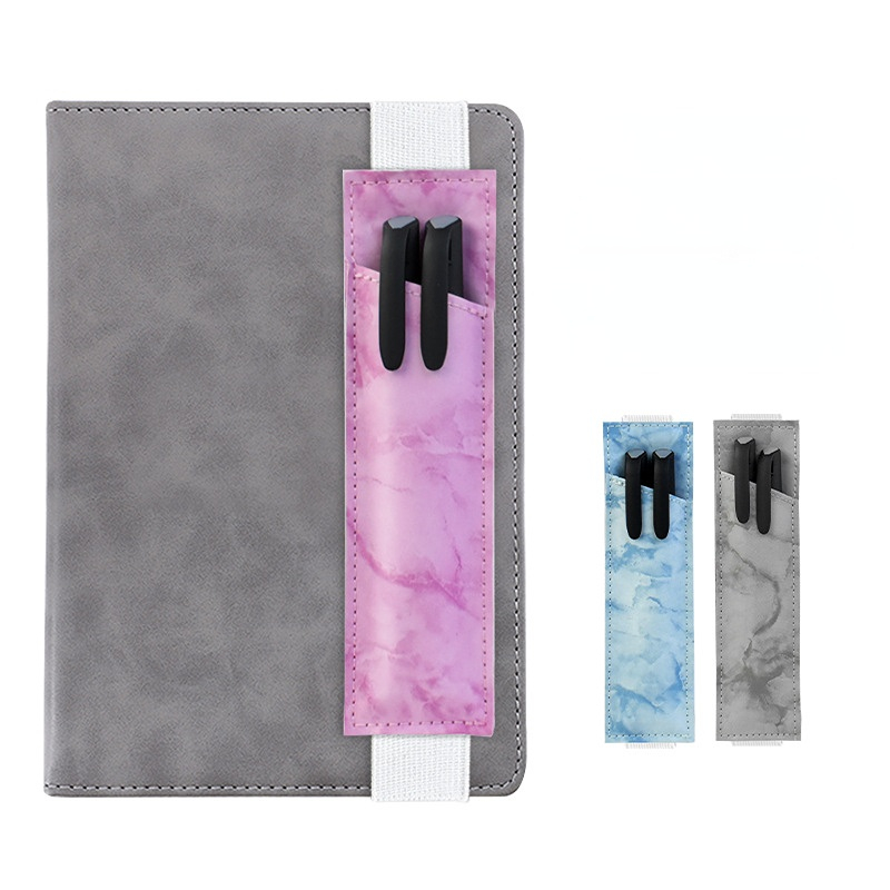 Sac à crayons à bande élastique réglable, porte-stylos, Clip de poche pour carnet d'affaires, organisateur de stylos pour le personnel des enseignants