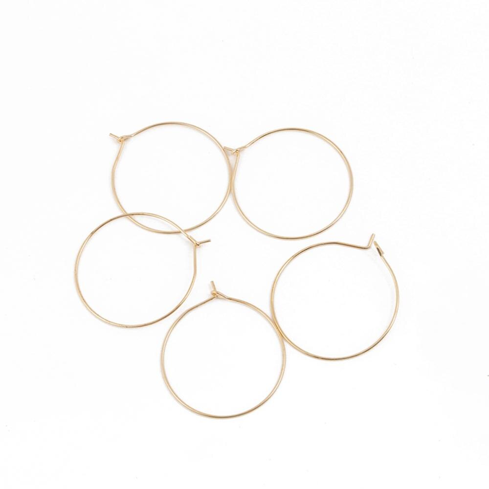 50 teile/lose KC Gold/Rhodium Runde Jump Ringe Eisen Verdreht Geschlossen Ringe Für DIY Schmuck Machen Zubehör: KC Gold / 35mm