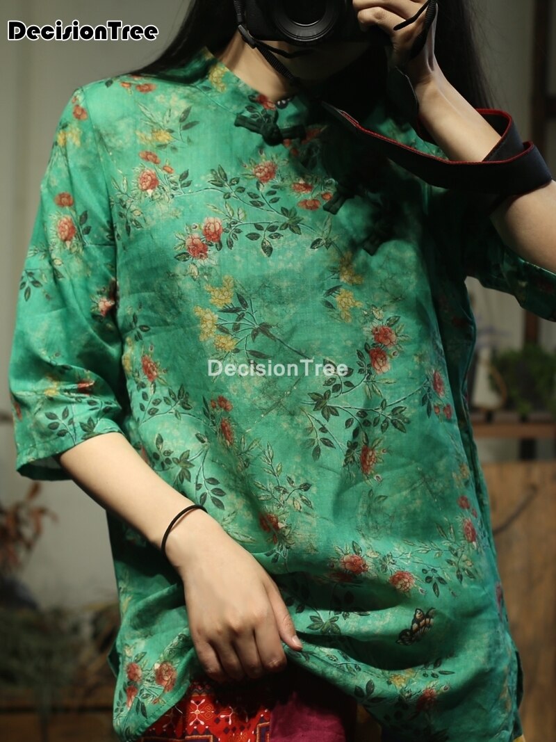 qipao chino tops mujeres camisa estilo chino mujer patrón de cheongsam camisa china tradicional cheongsam blusa