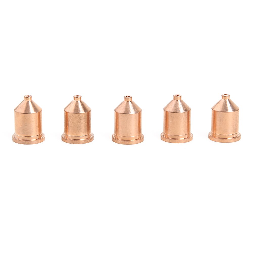 5Pcs Plasma Cutter Torch Electrode Nozzle Tips Set Copper Replacement High Temperature Resistance Parts