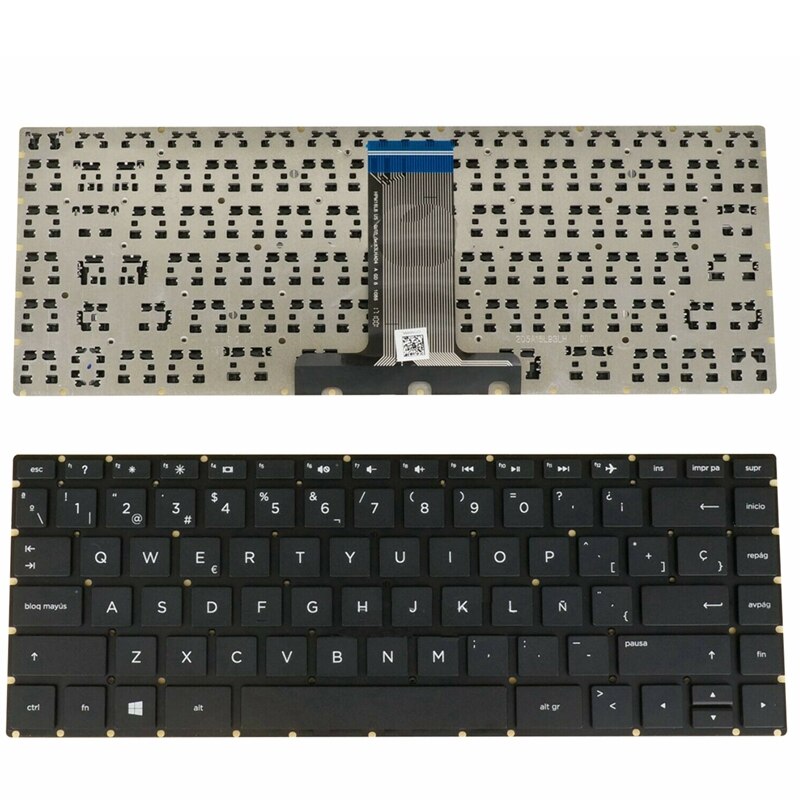 Sp Layout Keyboard Voor Hp Pavilion X360 14T-BA X360 14-BA 14T-BA 14M-BA 14-BS 14-BS057C Geen Frame: SP Black
