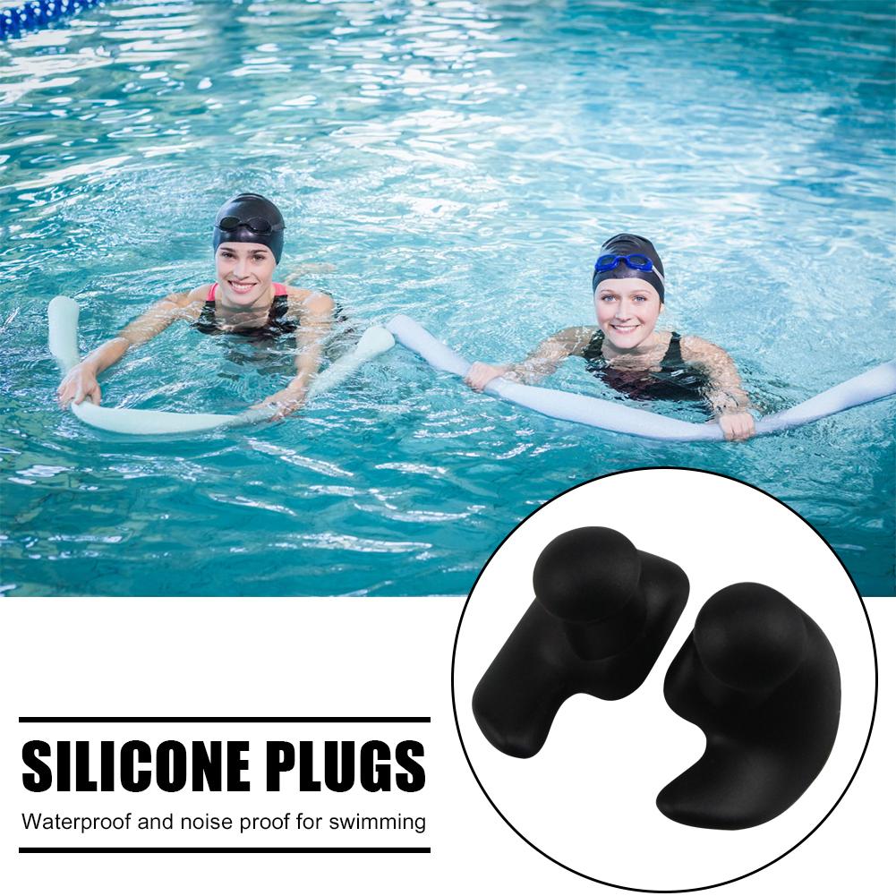 Swimming Earplug 1 Pair Waterproof Soft Earplugs Silicone Portable Ear Plugs Water Sports Small Size Swimming Accessories