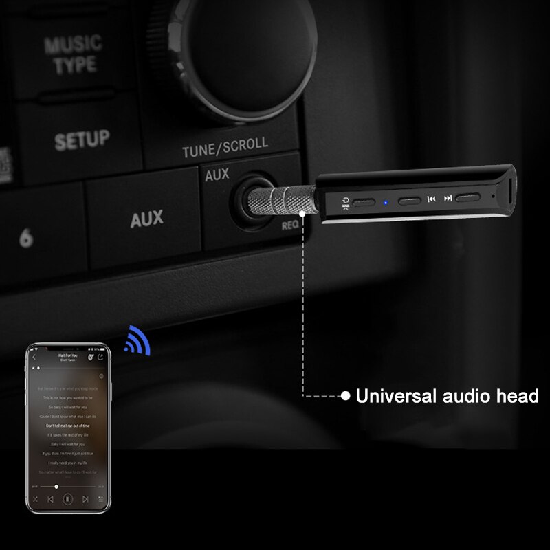 Bluetooth O Ontvanger Wired Wireless Aux Speaker Sound Versterker Auto Handsfree Adapter