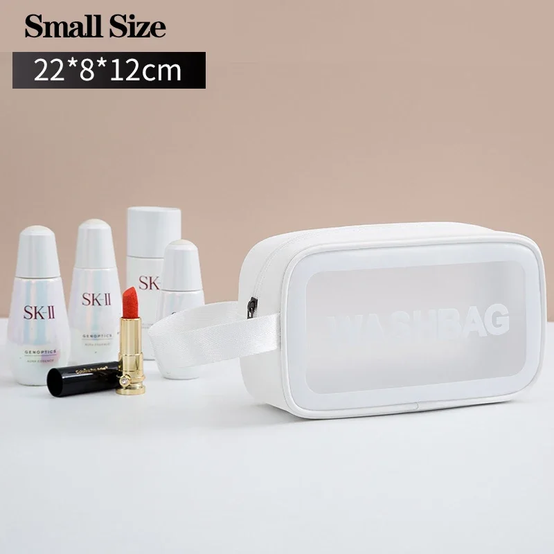 Waterdichte Draagbare Reis Waszak Vrouwelijke Transparante Make-Up Opbergtas Grote Capaciteit Cosmetische Organizer Beauty Vrouwen Case