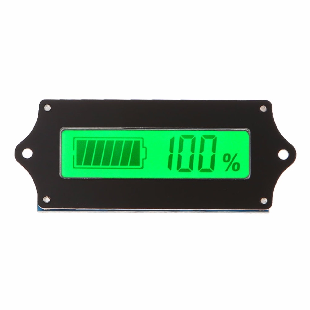 Batteriindikator 12/24/36/48/60/72v led blysyra lagringsbatterier indikator testare mätare monitor