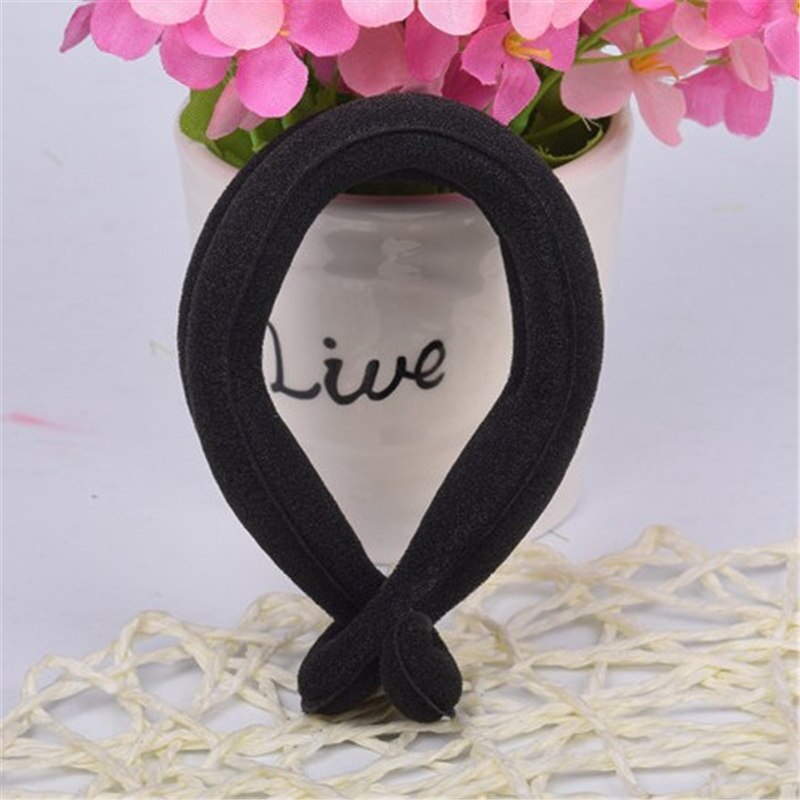 Esponja mágica para Estilismo de cabello dona, rizador de moño, herramienta para hacer rizos de pelo, rizador de cabello Coiffure, herramientas de estilismo para cabello, 1o 2 unidades