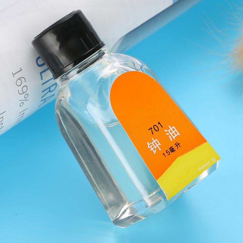 15Ml 701 Horloge Olie Voor Zakhorloge Klok Alle Horloge Schoonmaken Smeerolie Smeerolie Horlogemaker Horloge Reparatie Onderhoud Tool