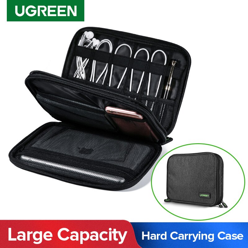 Ugreen Hard Case Power Bank Case Opslag Carrying Box Voor Ipad Mini Iphone Ssd Zak Externe Harde Schijf Disk Power bank Case