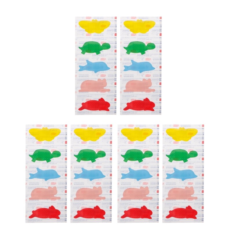 30 Teile/paket Karikatur Erste Hilfe Band Medizinische Wasserdicht Klebstoff Bandagen Für Baby