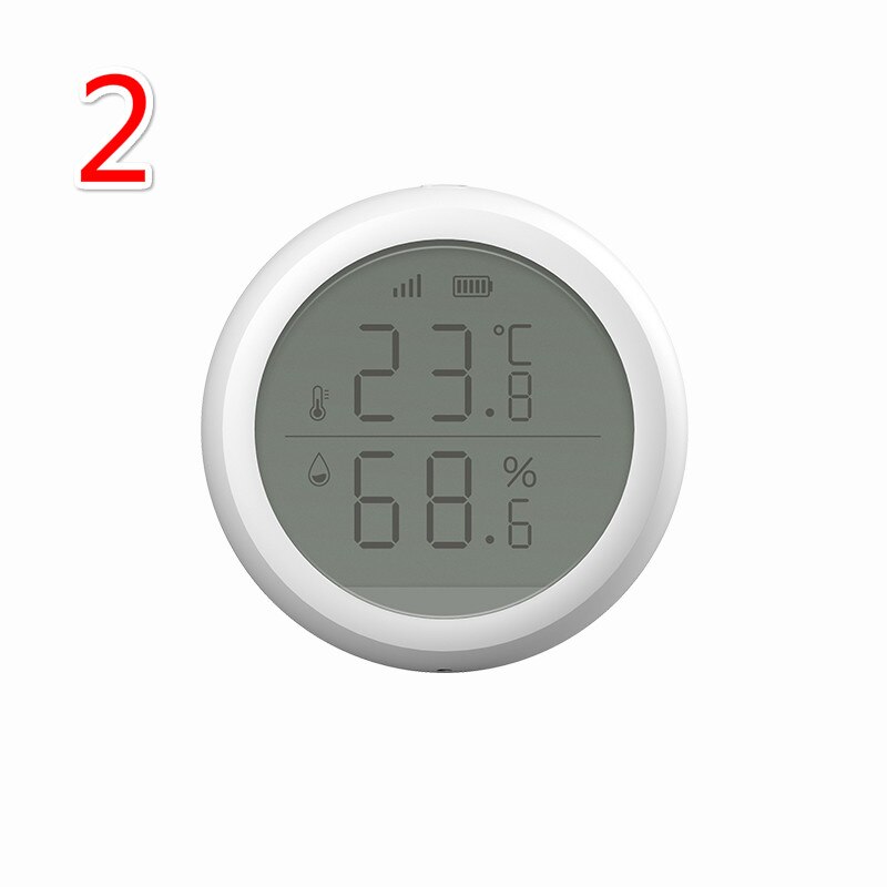 WIFI And ZigBee Temperature And Humidity Sensor With LCD Screen Display Working With TuYa ZigBee Hub/getway Smart Life: 2