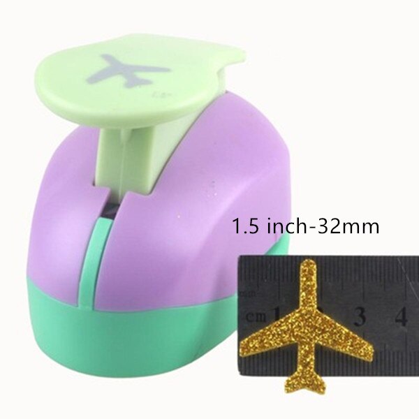 Free Ship 15mm-45mm Airplane shaped Craft Hole Punch Photo Frame Greeting Card DIY Tools Aircraft Paper and Eva Cutter: 1piece 32mm
