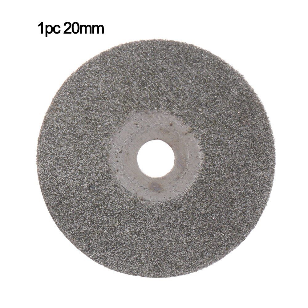 1/12 stücke 20-50mm Diamant Trennscheiben einstellen Glas Mini Jade Stein Kreissäge Klinge Schleifen schneiden Rad fliesen Schleif Dreh Werkzeug: 1pc 20mm