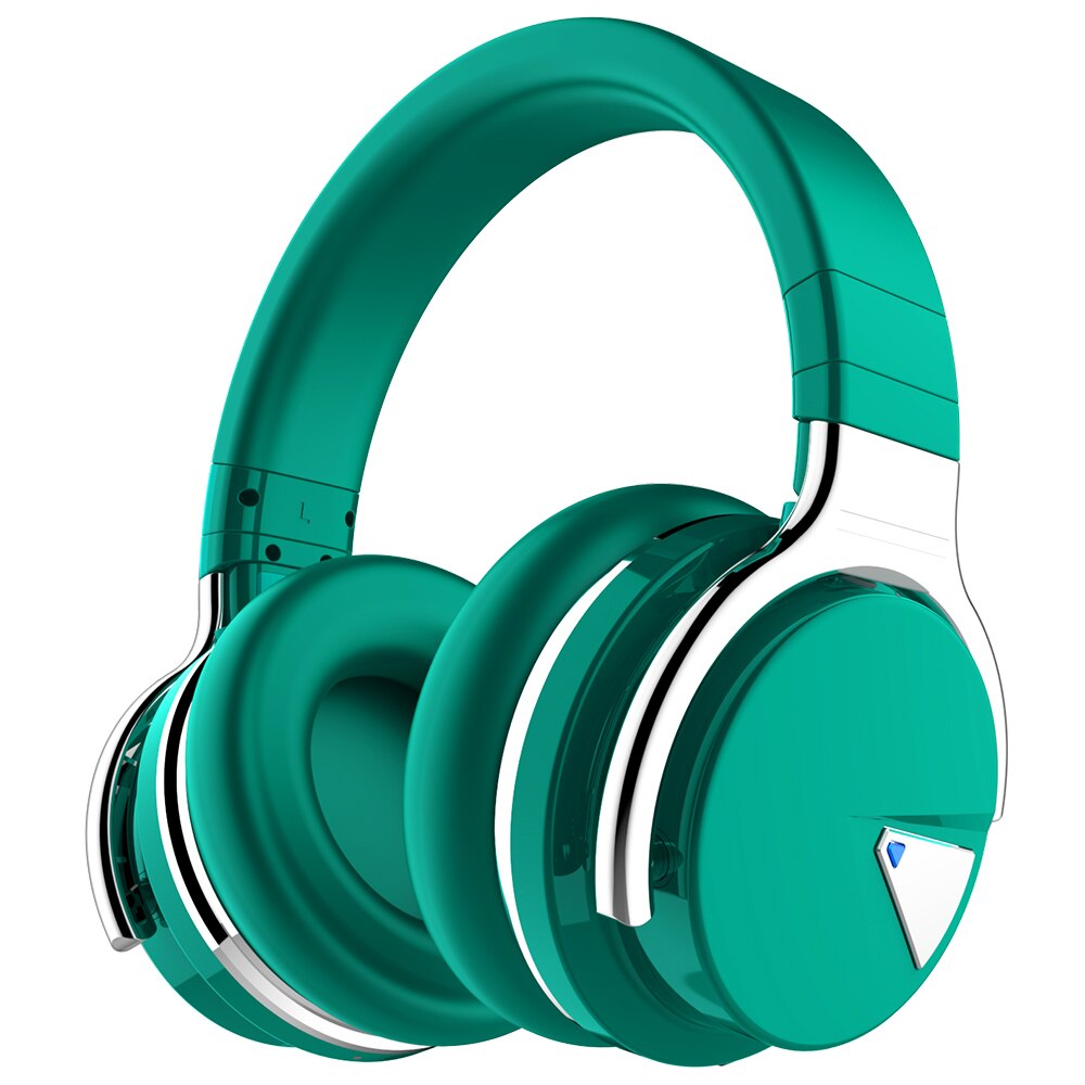Cowin-auriculares inalámbricos con Bluetooth, dispositivo de audio con cancelación activa de ruido, con micrófono para teléfono móvil: E7 Green