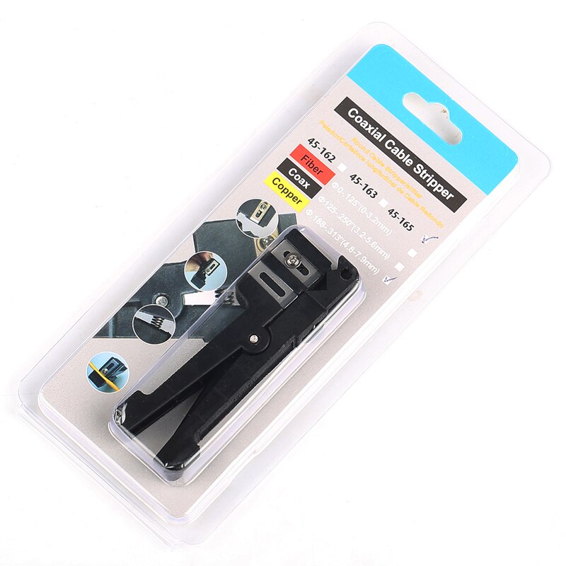 Cable Stripper 45-165 4.8-7.9mm Buffer Tube Stripper FTTH Horizontal Fiber Coaxial Cable Sheath Jacket Cutter