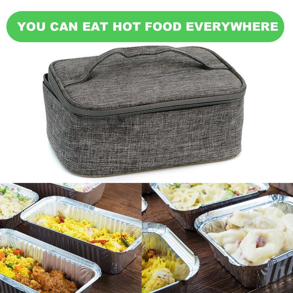 Oxford – boîte à déjeuner chauffante USB, sac isolant pour pique-nique en plein air, sac étanche pour le bureau, rangement électrique, Portable pour aliments Y6H8
