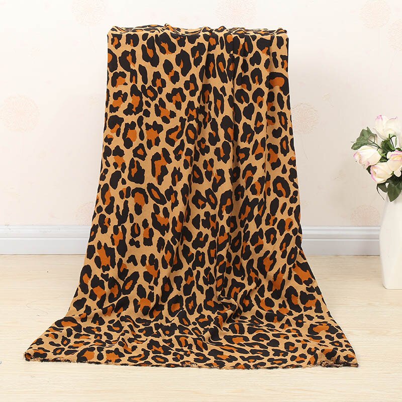 Stof til skjorter af leopard-print polyester stof eksploderede i efteråret og vinteren huayao trykt stof chiffon stof: 1