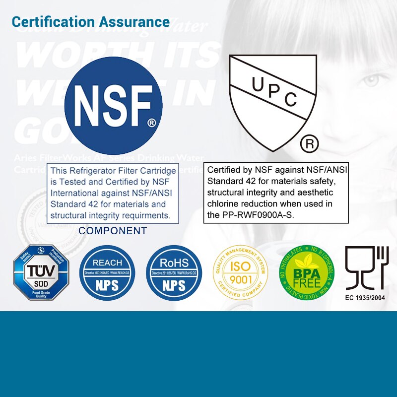 UKF8001 Refrigerator Water Filter Replacement for Maytag UKF8001P, EDR4RXD1, Everydrop Filter 4, PUR 4396395, Puriclean II, UKF8