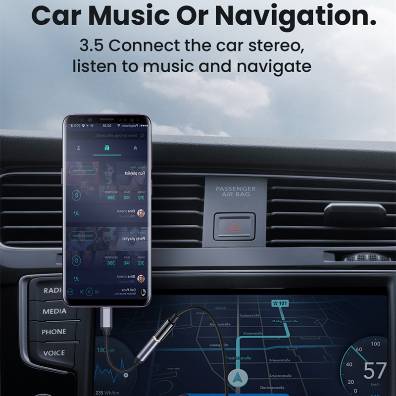 Błyskawica do 3.5mm Adapter słuchawkowy 3 5 Mm Adapter Jack do IPhone 14 13 12 11 Pro Max XS XR X 3.5mm Adapter kabla AUX