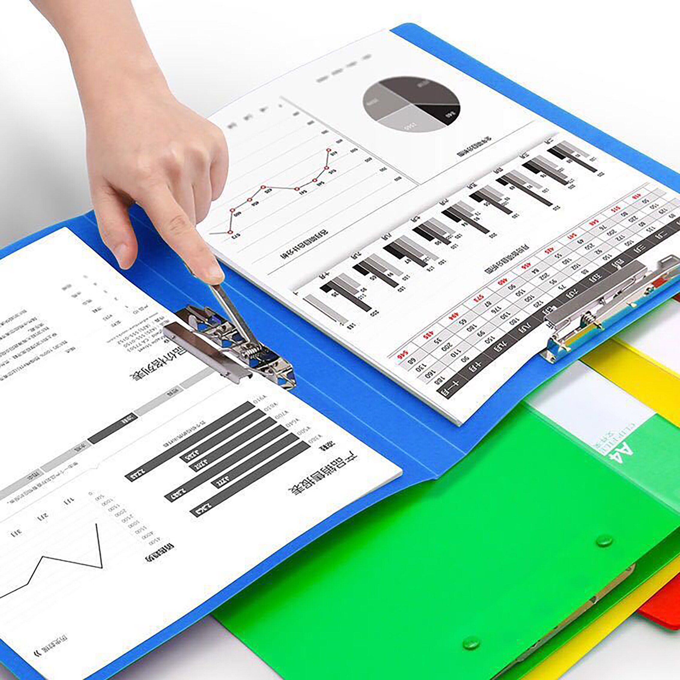 A4 Folder Stationery Student Thickening Strong Single And File Collation Office Supplie Accessories Organizer