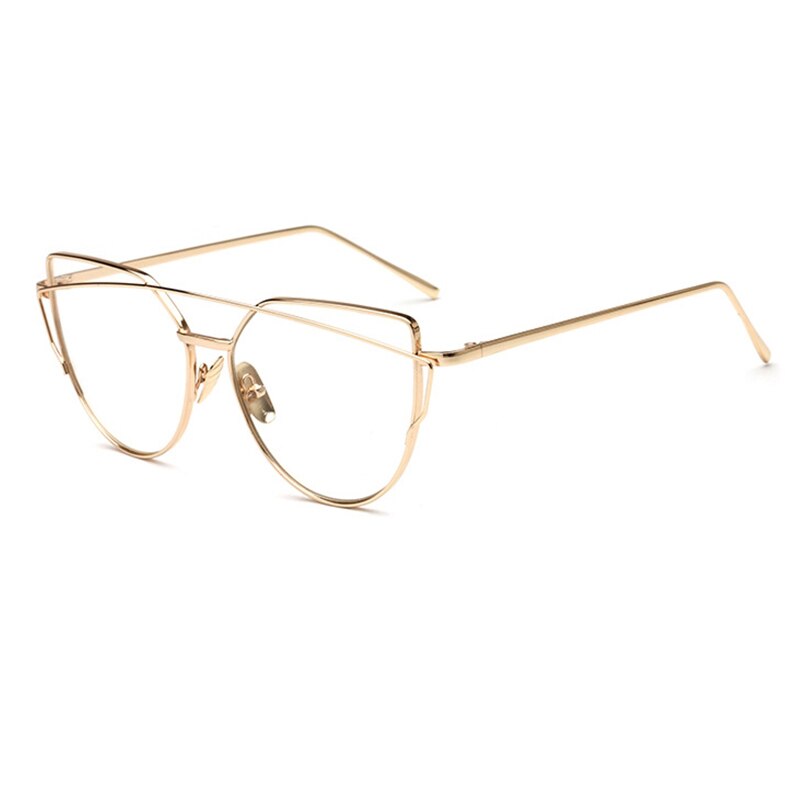 Computer Transparent Eyewear Frames Classic Brand Cat Eye Glasses For Women Oversized Spectacle Eyeglasses