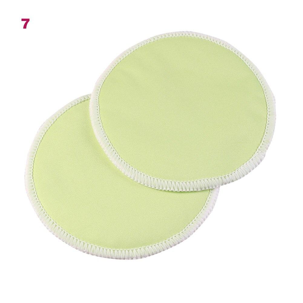 10 Stuks Mom Bamboe Borst Verpleging Pad Waterdicht Wasbare Feeding Herbruikbare 3 Lagen Dikke Pads Yjs: 7