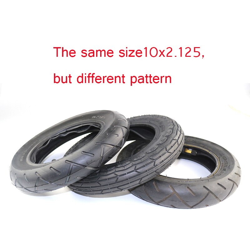 10x2 10x2.0 10x2.125 rubber tires with different patterns for motorcycle parts modified for electric scooters