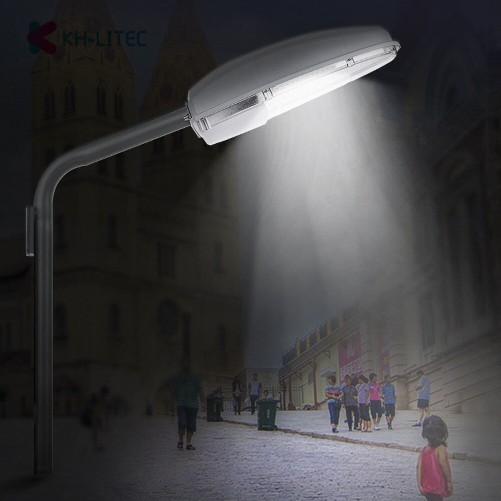 24w ledet gatebelysning 2500lm 144 lysdioder 6500k skumring til daggry sensor vanntett  ip65 sikkerhet flomlys gårdsvegg utendørs lys