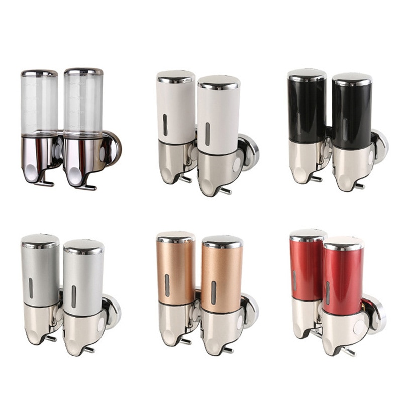 1 Pc 1000ml Hand Soap Dispenser Wall Mount Shower Liquid Dispensers Containers Bathroom Washroom Soap Dispensers Pump