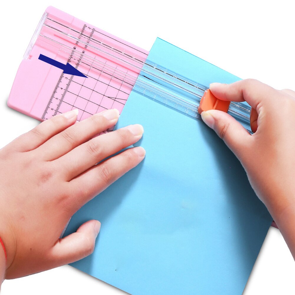 Papier Foto Etikett Scrapbooking Trimmer mit Sicherheit Schutz für Büro Verwenden Papier Trimmer Sicherheit Schneiden matt Herrscher für A4 A5