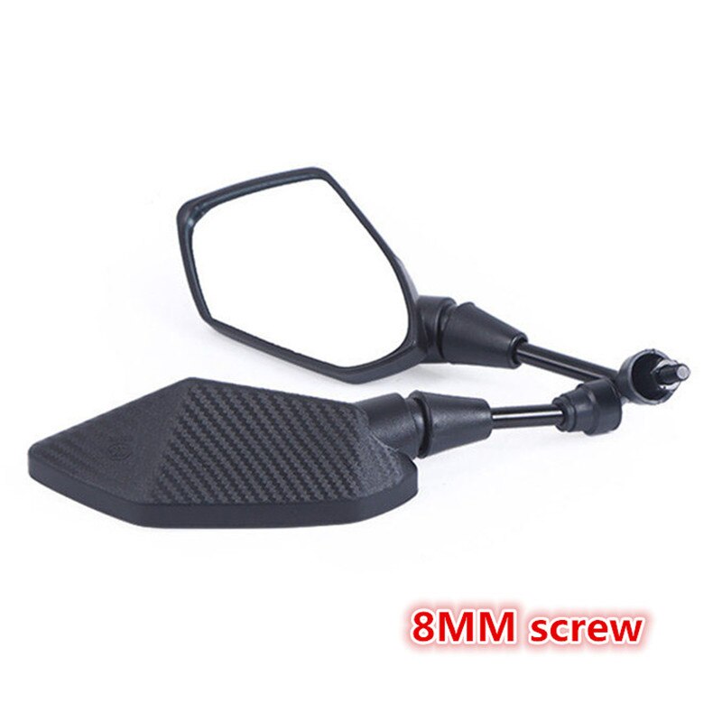 Espejos de visión trasera de scooter eléctrico universal espejo lateral ATV 8mm 10mm moto rbike retrovisor moto espejo moto rcycle accesorios