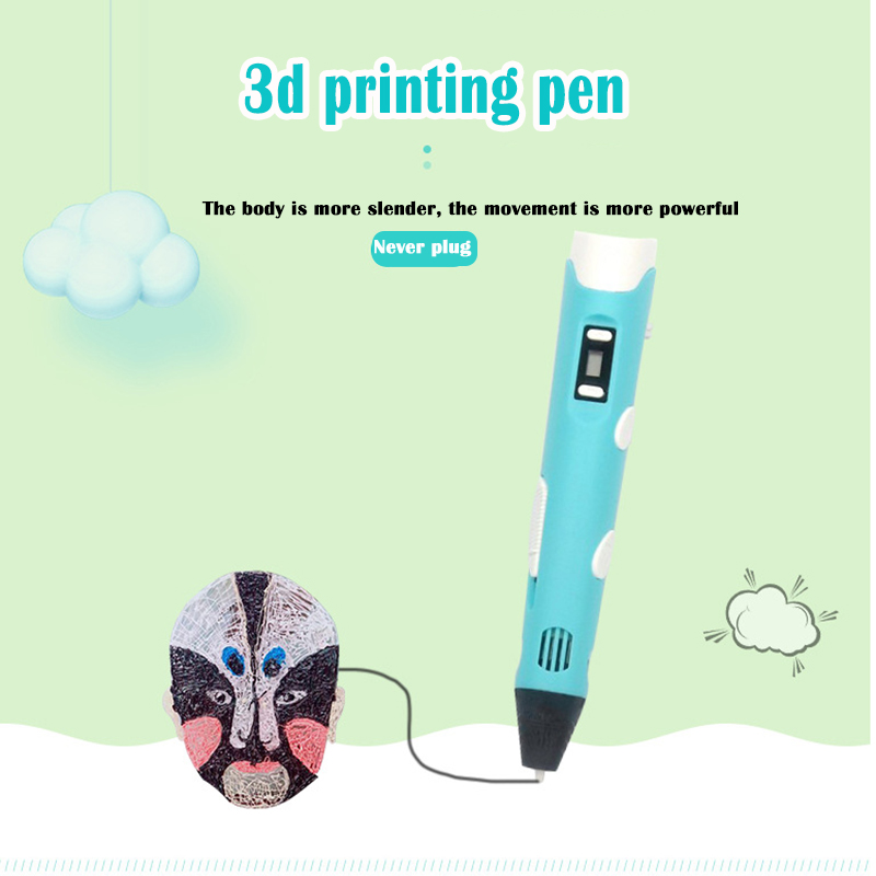 3D Stift Mit 1,75mm Filamente Glatte USB Ladung Hafen 3D stifte für freundlicher geburtstag präsentieren Weihnachten 3D Drucker stift DIY Drawin