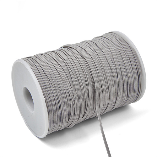 Banda de goma colorida de 3mm y 6mm, cinta elástica de costura, banda elástica de LICRA, tela de costura, accesorios de ropa DIY de 10 años
