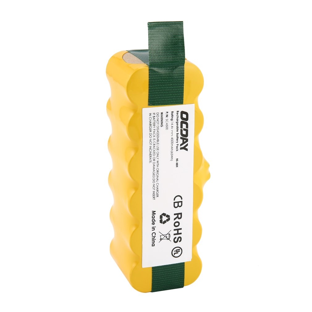 14.4V 8000mAh batterie Rechargeable Ni-MH pour Irobot Roomba 500 510 530 531 535 540 545 550 560 562 570 580 581 600 780: 4500MAH