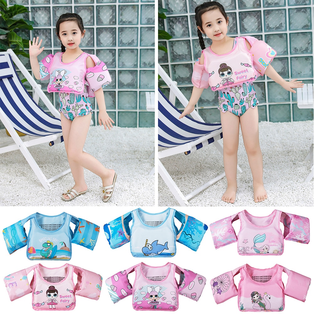 Gilet de flottaison en mousse de sécurité pour enfants et bébés, gilet de sauvetage, piscine épaissie, manchon de bras d'entraînement, accessoire pour nourrissons #38