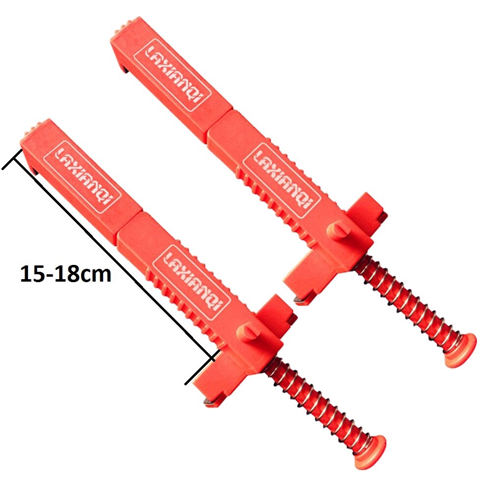 2/5pcs Brick Leveling Line Runner Bricklaying Measuring Drawing Leveler Wire Puller Constructions Masonry Building Fixer Tools: 2pcs 15-18cm Red