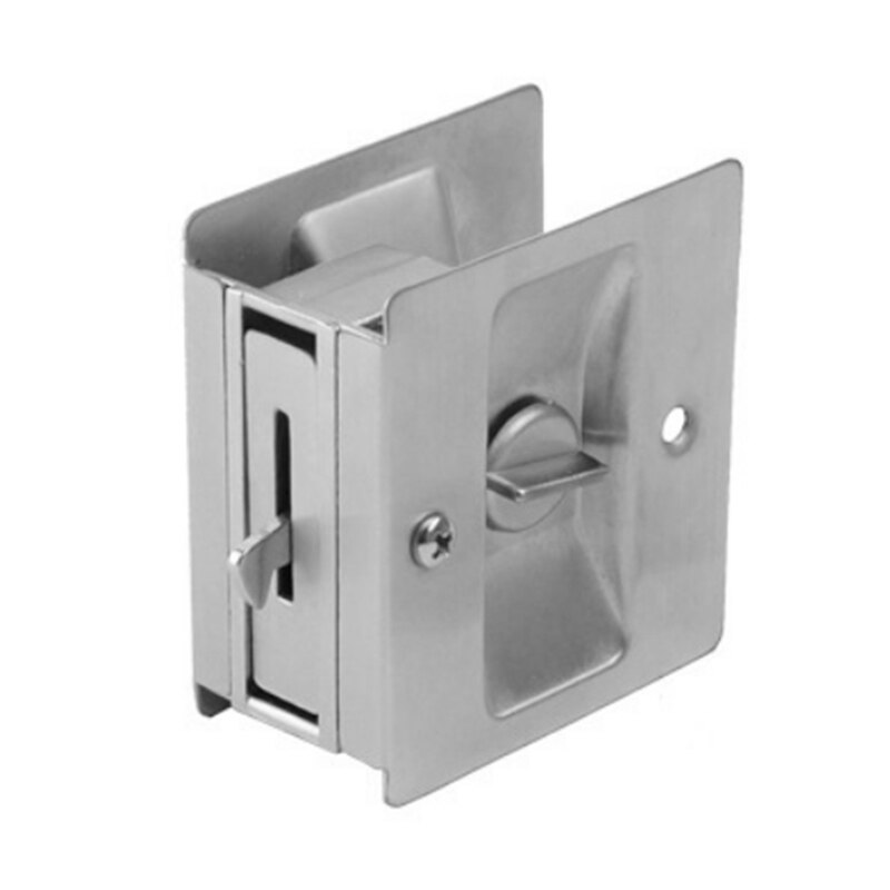 Pocket Door Privacy Lock Stainless Steel Sliding Door Lock Buckle Sliding Door Lock Access Door Door Lock