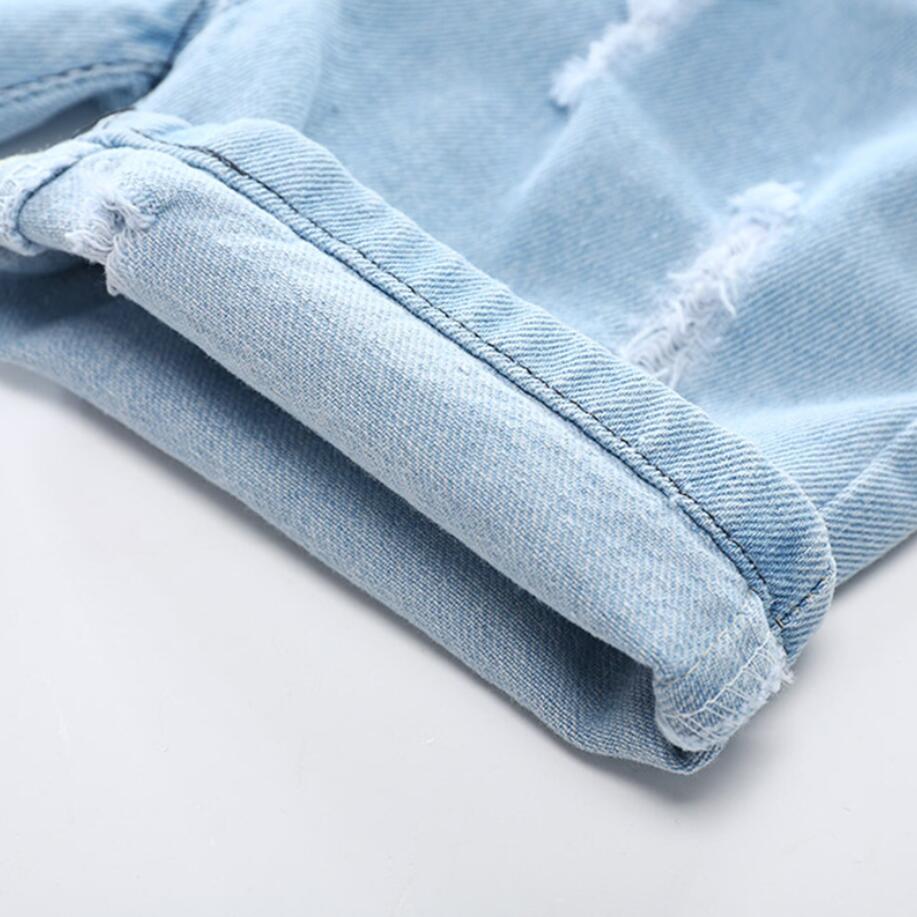 1-8Yrs verano bebé Shorts de mezclilla para niños luz lavado Jeans Casual niños niño ropa de vaquero