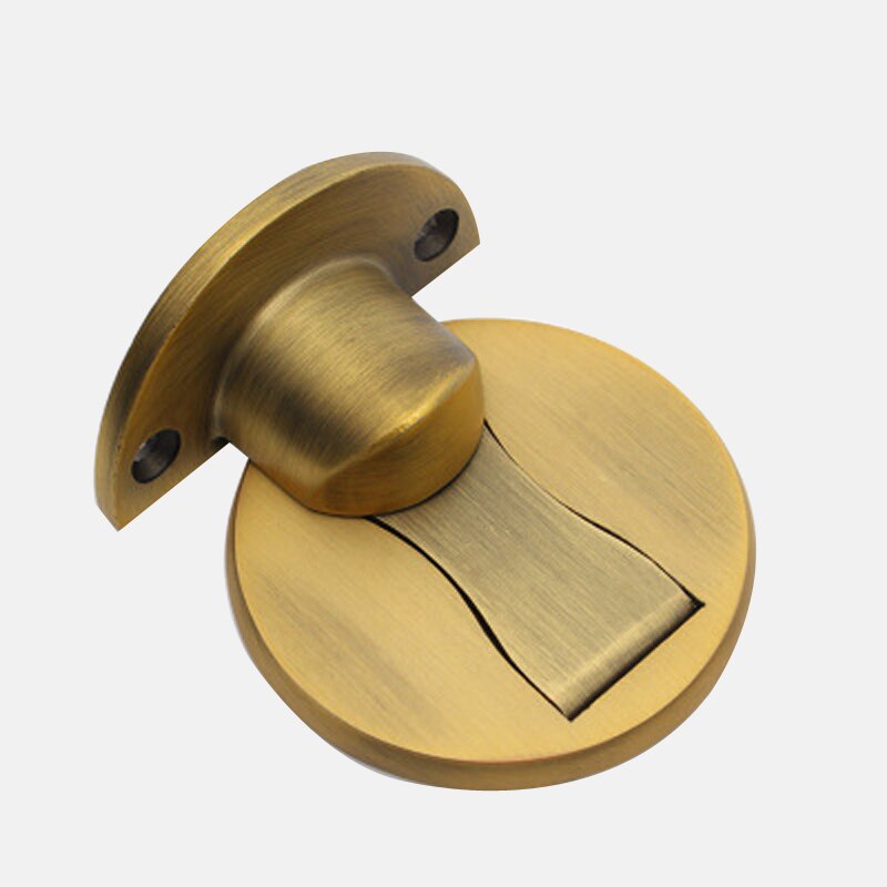 304 Stainless Steel Magnetic Door Stopper Door Stops Door Holders Hidden Catch Floor Nail-free Doorstop Furniture Hardware Door: 4