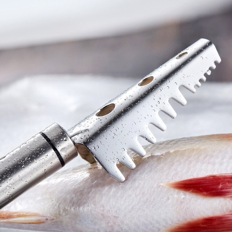 Scaler scale fish cleaning scales remover scaling peeler brushes seafood tools gadgets Chef Scraper skinners kitchen accessory