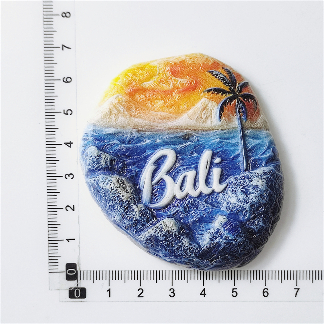 Bali Indonesia 3D Fridge Magnet Souvenir ,Resin Handmade Bali Refrigerator Magnet Home Decoration Collection