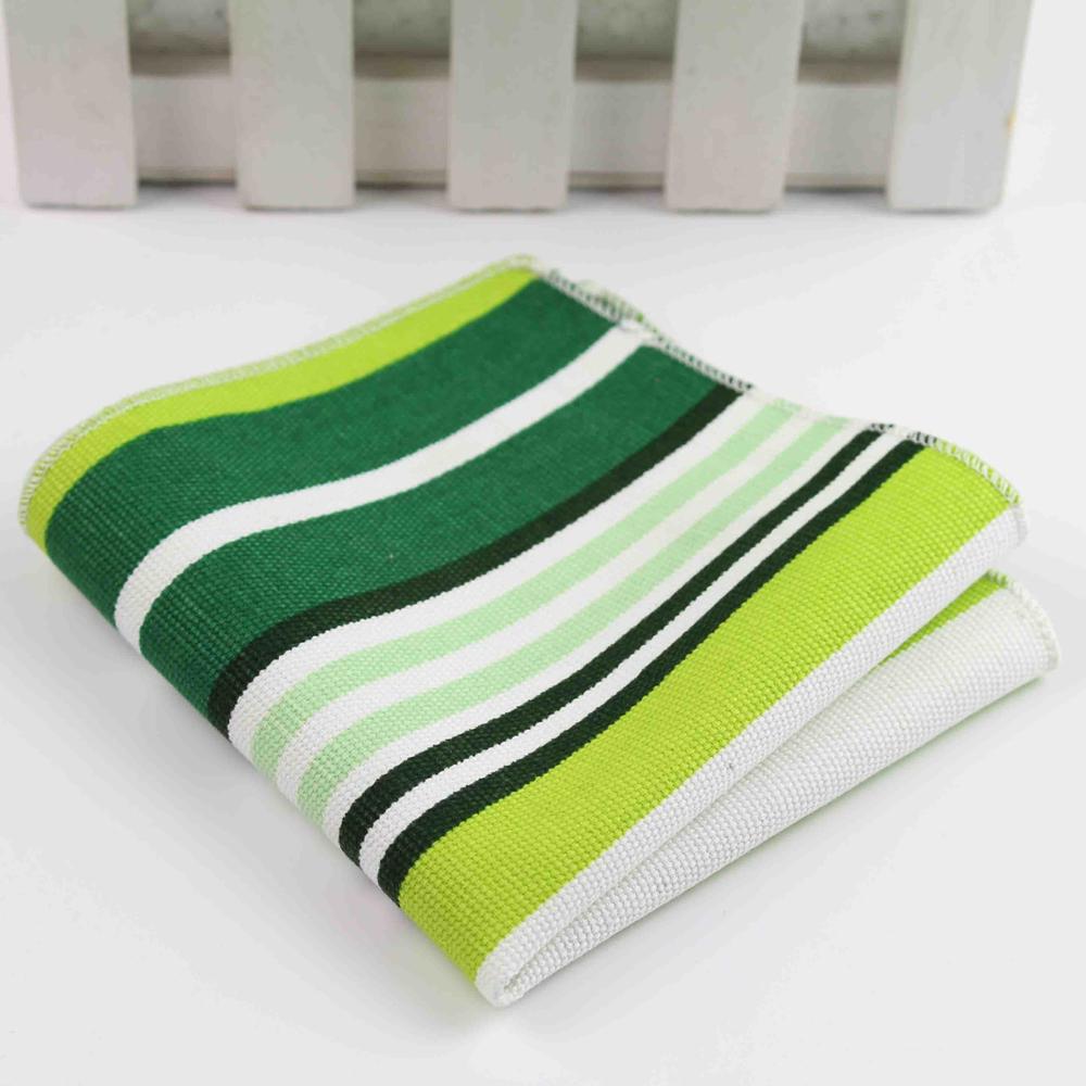 Männer Jahrgang Stil Baumwolle Leinen Taschentuch Blumen- gestreift Karte Flagge Tasche Platz 22*22cm Taschentücher Handtuch Lässig: 27