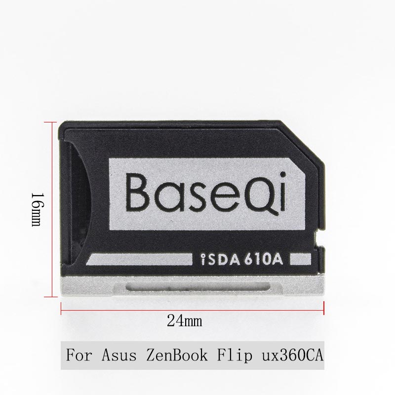BaseQi smart kaartlezer pcmcia Micro Sd Adapter vo... Grandado